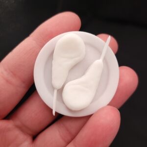 Lamb on Plate 3D Resin Print